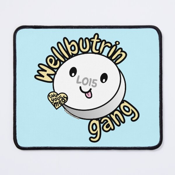 Item preview, Wellbutrin Bupropion Gang L015 Medication Health Awareness Character designed and sold by digitalsorceres.
