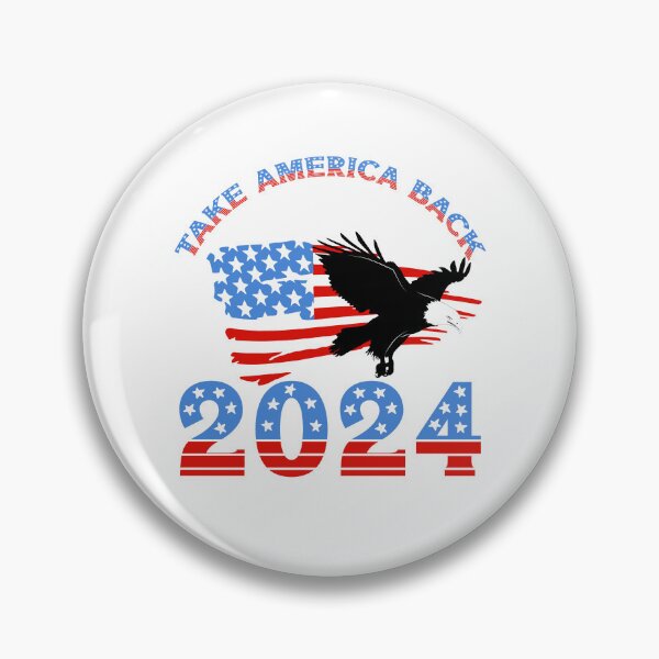 Item preview, Take America Back 2024 | American Flag and Eagle designed and sold by Impressify.