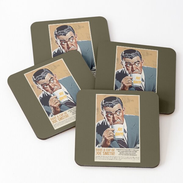 Item preview, Cup of Joe Smith - 1950s American Style Art Poster - Funny Joseph Smith Parody designed and sold by Exmo-Army.