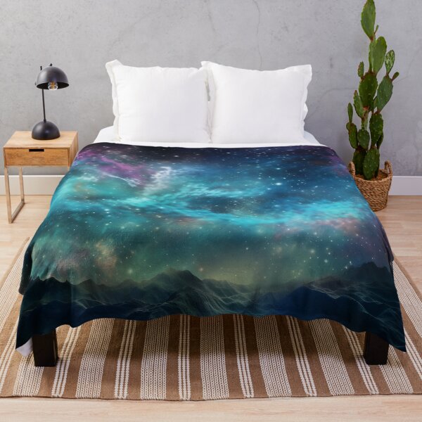 Item preview, Mountain Majesty: A Mesmerizing Multicolored Aurora Display designed and sold by MonsterMatt87.