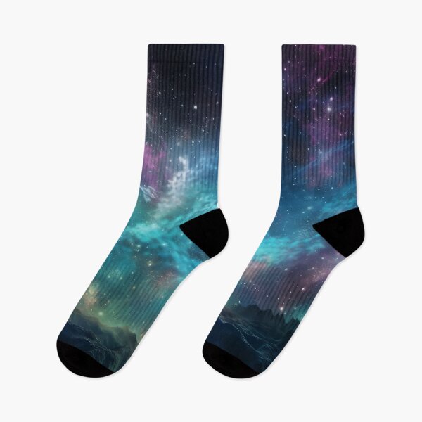 Item preview, Mountain Majesty: A Mesmerizing Multicolored Aurora Display designed and sold by MonsterMatt87.