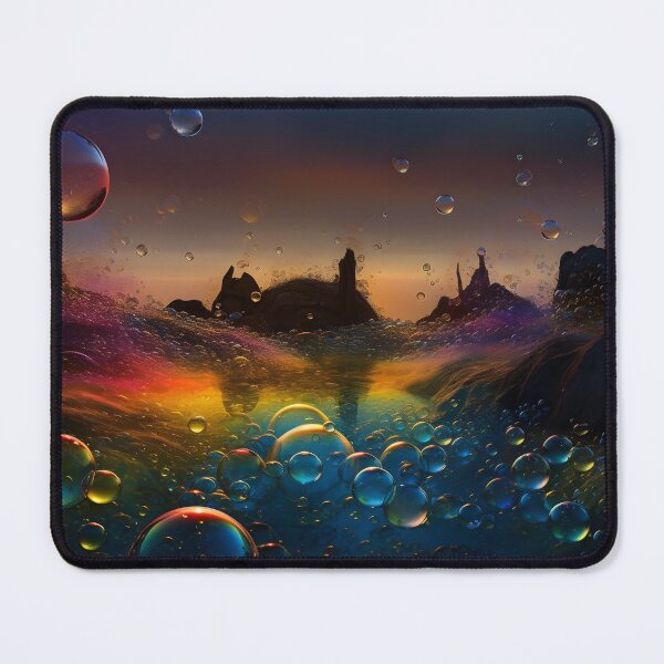 Item preview, Effervescent Enigma: The Bubble-Adorned Planet's Chromatic Shadows designed and sold by MonsterMatt87.