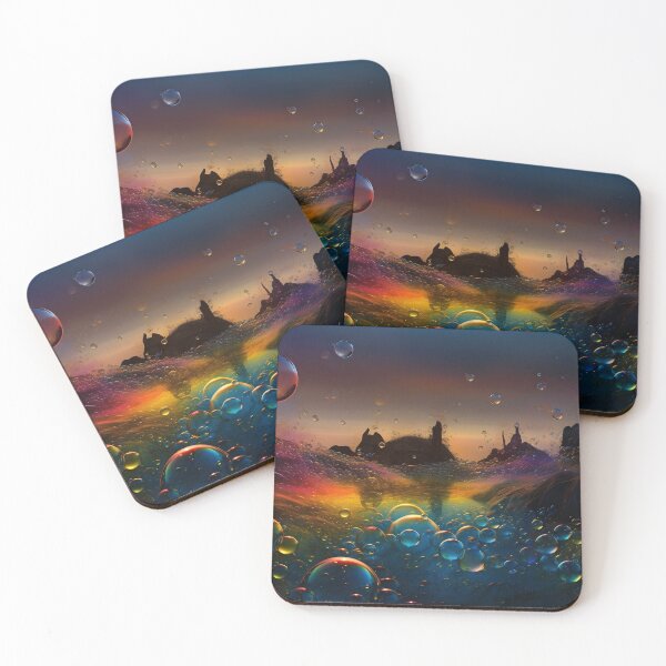 Item preview, Effervescent Enigma: The Bubble-Adorned Planet's Chromatic Shadows designed and sold by MonsterMatt87.