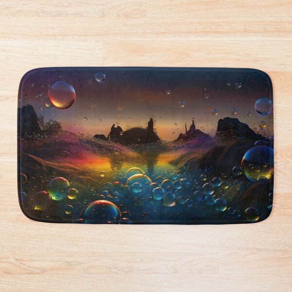 Item preview, Effervescent Enigma: The Bubble-Adorned Planet's Chromatic Shadows designed and sold by MonsterMatt87.