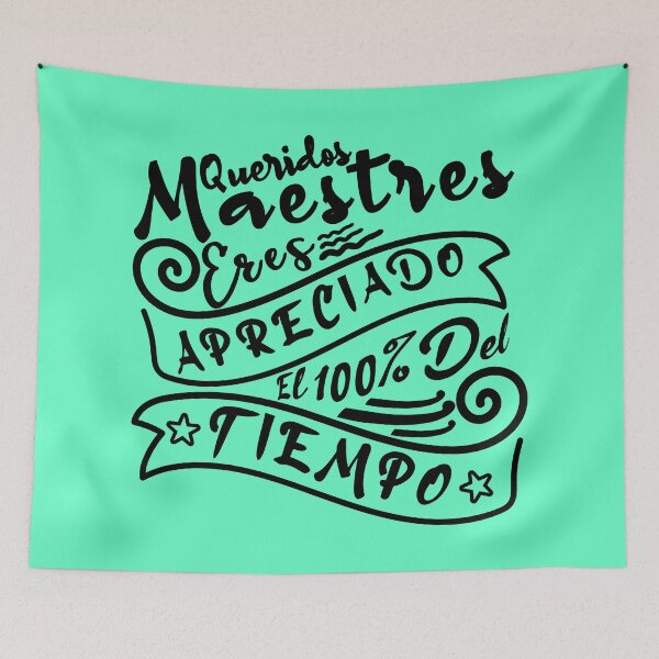 Item preview, Dear Teachers You are Appreciated (Spanish) designed and sold by Dina S  Morris.
