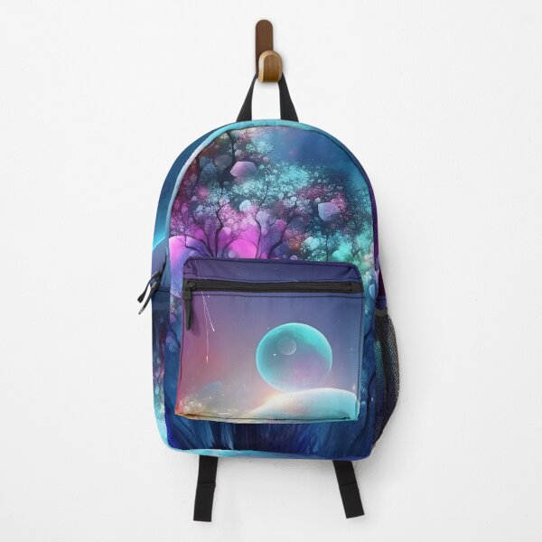 Item preview, Otherworldly Silhouettes: Enchanted Trees Amidst Celestial Spheres designed and sold by MonsterMatt87.
