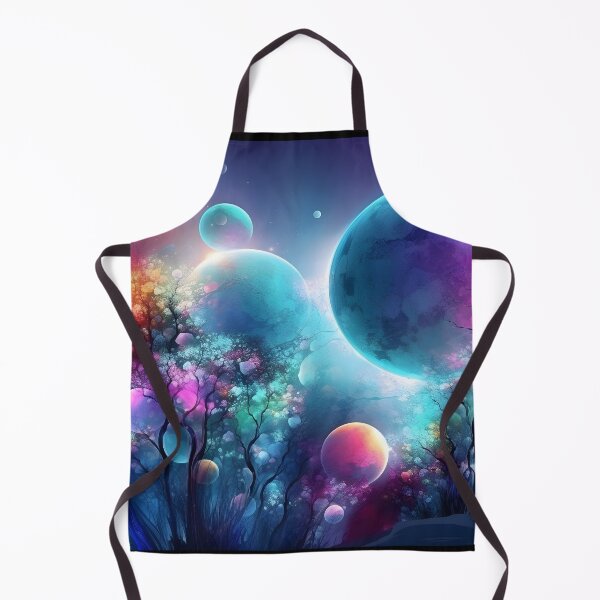 Item preview, Otherworldly Silhouettes: Enchanted Trees Amidst Celestial Spheres designed and sold by MonsterMatt87.
