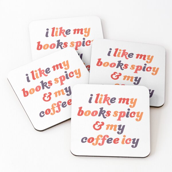 Item preview, I Like My Books Spicy and My Coffee Icy designed and sold by DesignsByAND.