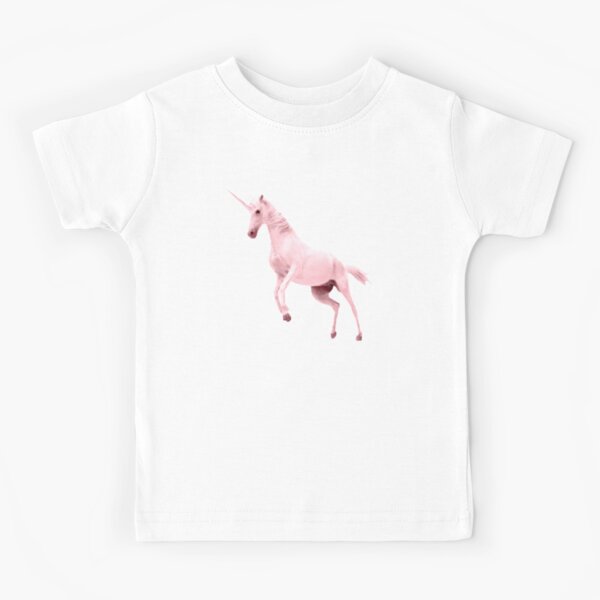 Pink Unicorn by Alice Monber Kids T-Shirt