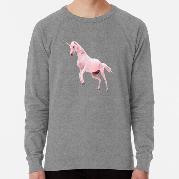 Pink Unicorn by Alice Monber Lightweight Sweatshirt