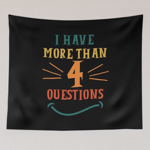 Item preview, Passover Seder I Have More Than Four Questions designed and sold by Binohshop.