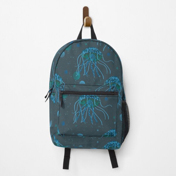 Item preview, Glynis Jellyfish Print - Blues and Greens - Free Falling Print designed and sold by Niki McNeil.