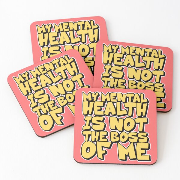 Item preview, my mental health is not the boss of me designed and sold by The Cosmic Turtle.