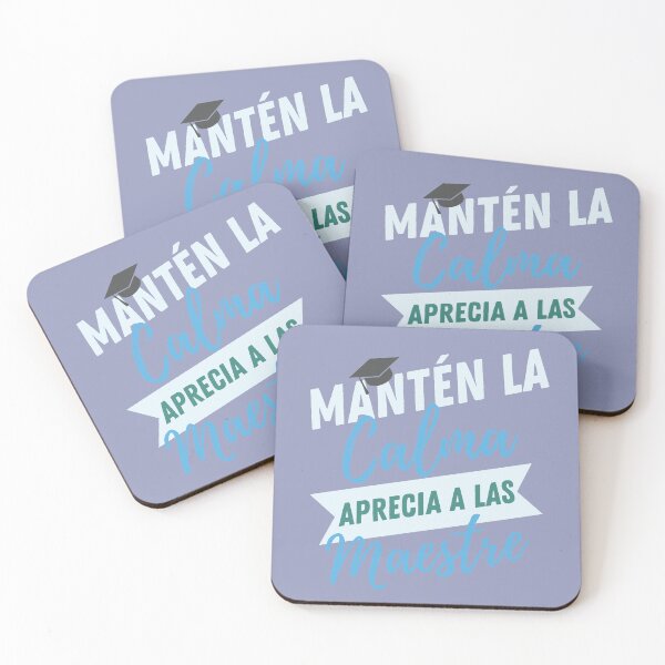 Item preview, Mantenga la calma, aprecie a los maestros (español) designed and sold by Dina S Morris.