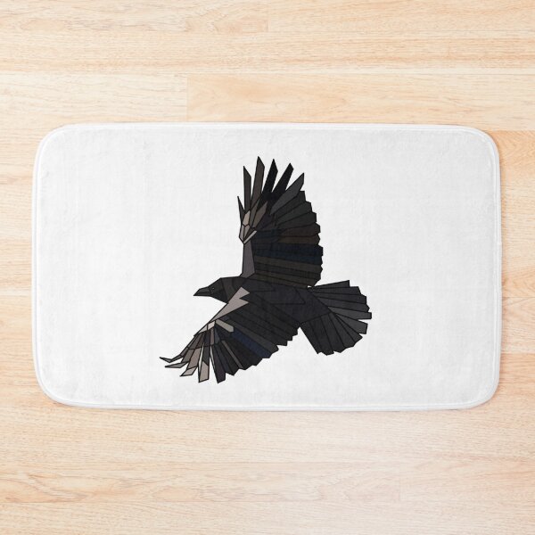 Item preview, Geometric Crow (color version) designed and sold by FloofCat.