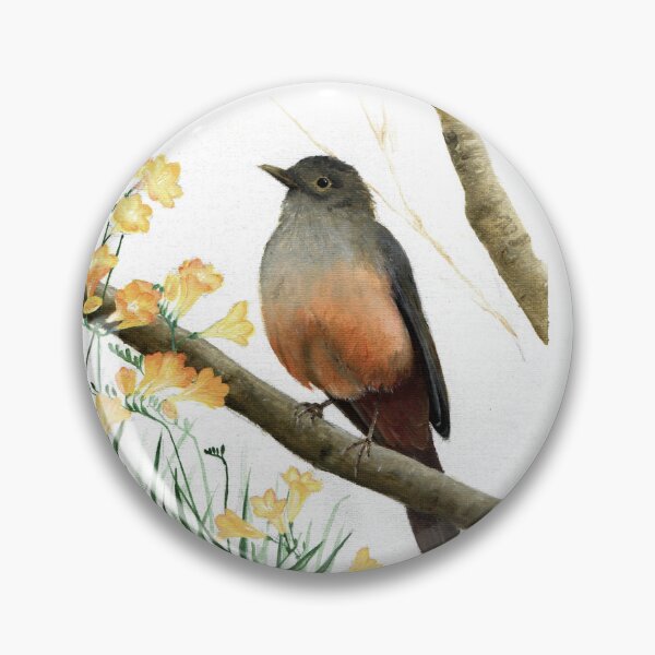 Item preview, thrush and freesias designed and sold by aguspersico.