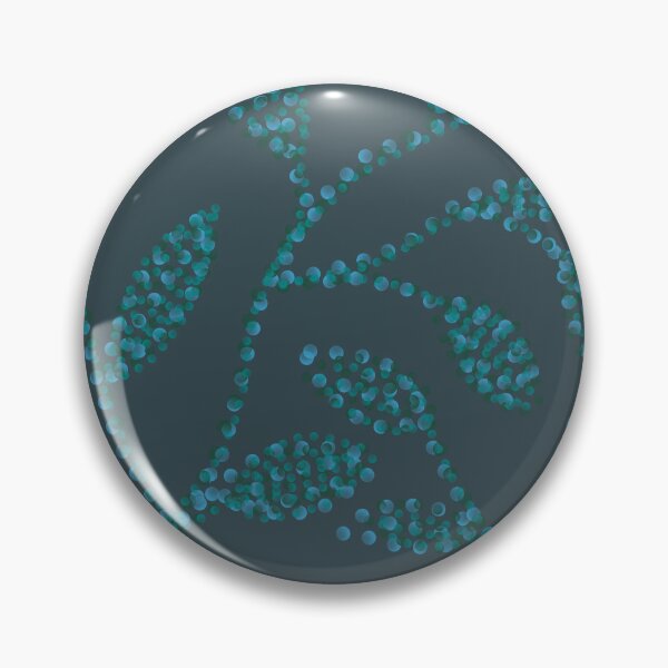 Item preview, Glynis Jellyfish Collection - Blues and Greens - Dotted Underwater Leaves Print designed and sold by Niki McNeil.