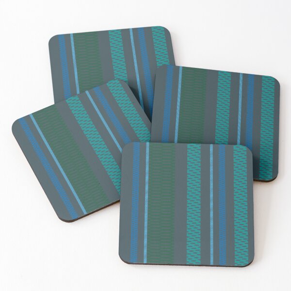 Item preview, Glynis Jellyfish Collection - Blues and Greens - Stripes designed and sold by Niki McNeil.