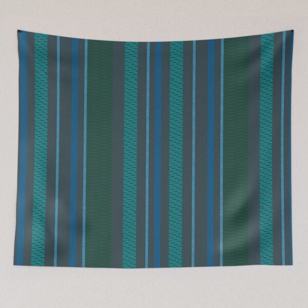 Item preview, Glynis Jellyfish Collection - Blues and Greens - Stripes designed and sold by Niki McNeil.