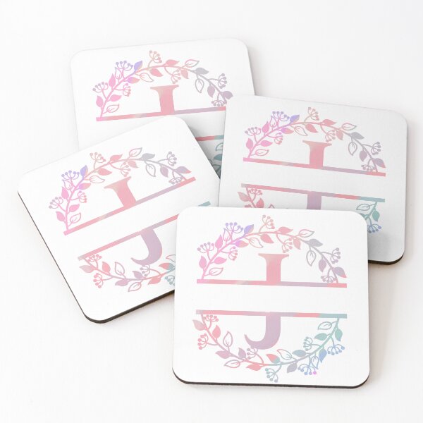 Item preview, Floral pastel j alphabet  designed and sold by Souushop.