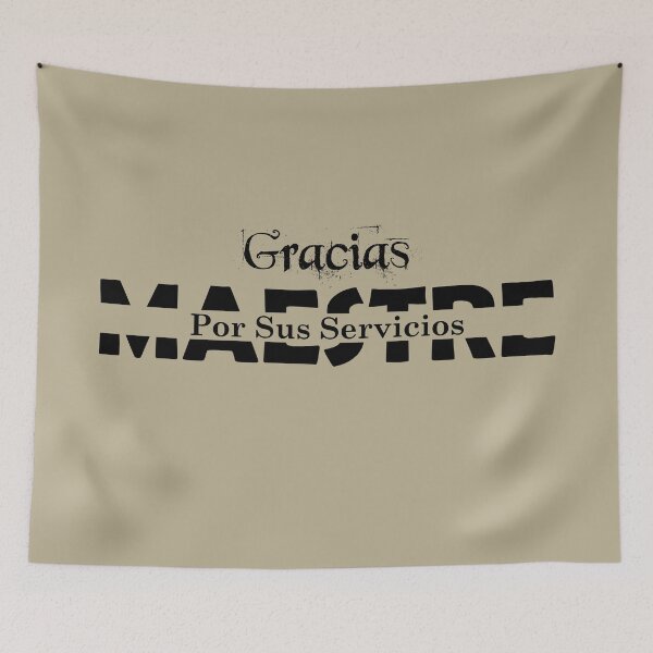 Item preview, Thank You Teachers for your Services (Spanish) designed and sold by Dina S  Morris.