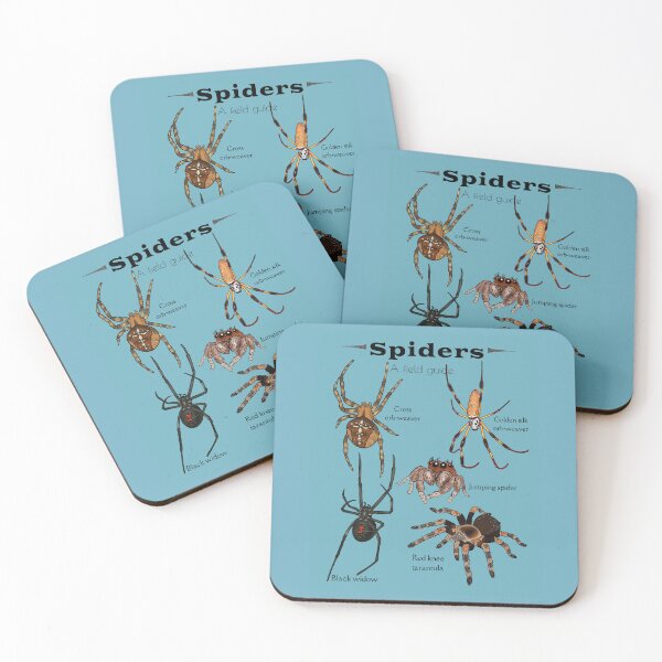 Item preview, Spiders: a field guide designed and sold by Desertspiceart.