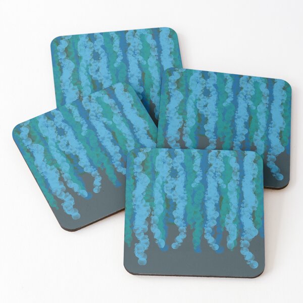 Item preview, Glynis Jellyfish Collection - Blues and Greens - Tentacles designed and sold by Niki McNeil.