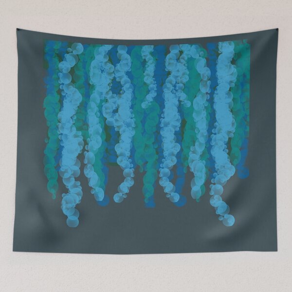 Item preview, Glynis Jellyfish Collection - Blues and Greens - Tentacles designed and sold by Niki McNeil.