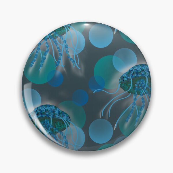 Item preview, Glynis Jellyfish Collection - Blues and Greens - Tentacles designed and sold by Niki McNeil.