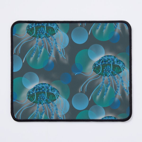 Item preview, Glynis Jellyfish Collection - Blues and Greens - Tentacles designed and sold by Niki McNeil.