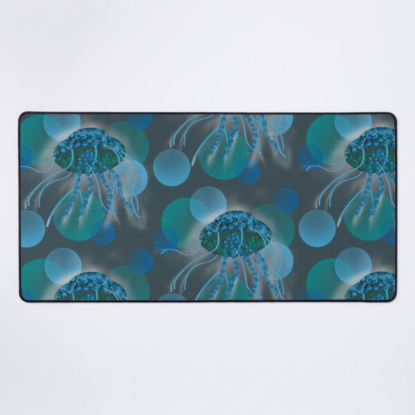Item preview, Glynis Jellyfish Collection - Blues and Greens - Tentacles designed and sold by Niki McNeil.