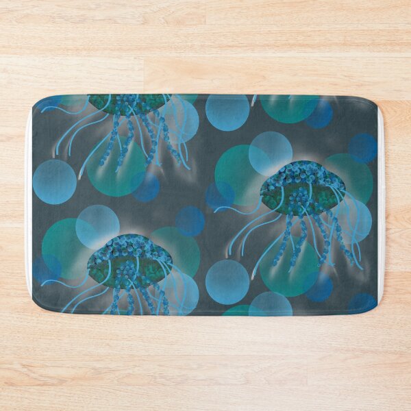 Item preview, Glynis Jellyfish Collection - Blues and Greens - Tentacles designed and sold by Niki McNeil.