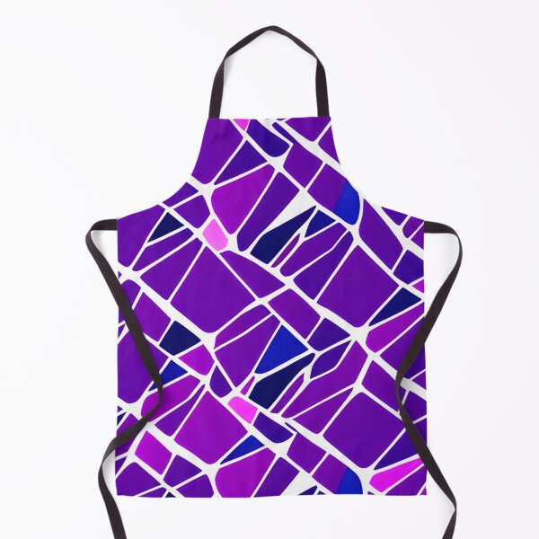 Item preview, Abstract Purple and White Mosaic designed and sold by calibrit.