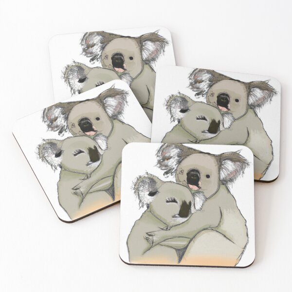 Item preview, Koalas Cuddling drawing designed and sold by JoeBensonDesign.