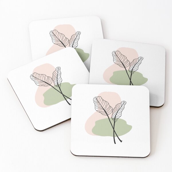 Item preview, Boho leaves designed and sold by TheMuddyCatCo.