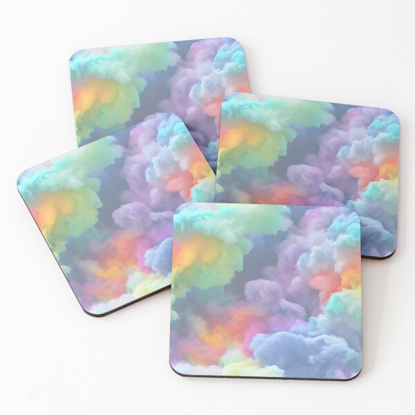 Artikelvorschau, Verträumte Pastellregenbogen-Wolken-Druck-Muster-Mädchen entworfen und verkauft von creative321.