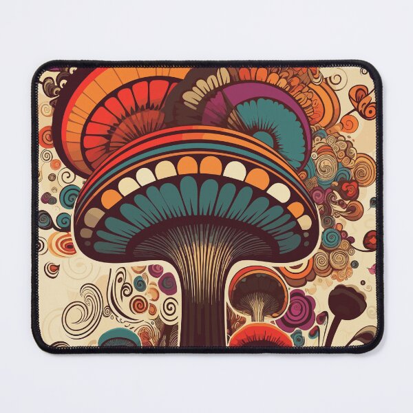 Item preview, Hippy Groovy Mushroom Psychedelic | Mystical Mycelium | Colorful Psychedelic Mushroom designed and sold by mindexploration.