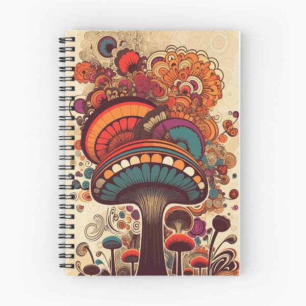 Item preview, Hippy Groovy Mushroom Psychedelic | Mystical Mycelium | Colorful Psychedelic Mushroom designed and sold by mindexploration.