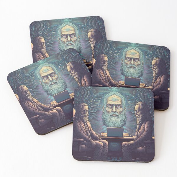 Item preview, Gods Meeting | Futuristic Council | Digital Elders Artwork designed and sold by mindexploration.