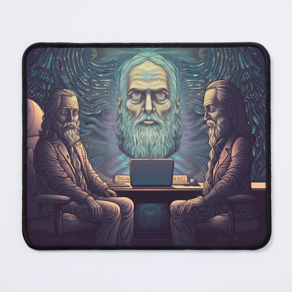 Item preview, Gods Meeting | Futuristic Council | Digital Elders Artwork designed and sold by mindexploration.
