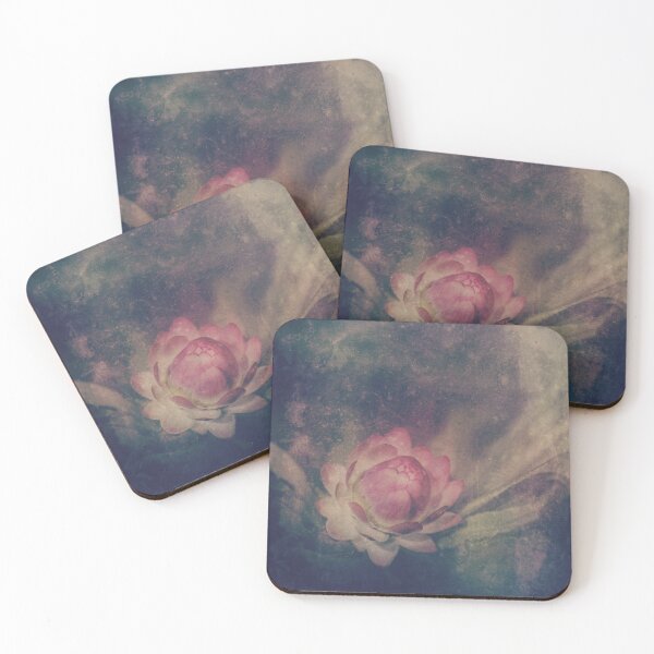 Item preview, Vintage grunge textured pink Australian native Everlasting Daisy designed and sold by Cloudlingpics.