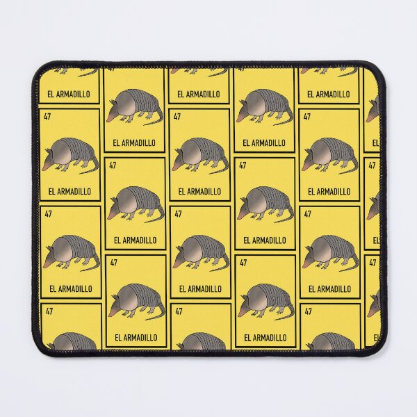 Item preview, 47 El armadillo , the armadillo, loteria card  designed and sold by DarbyHunterArt.
