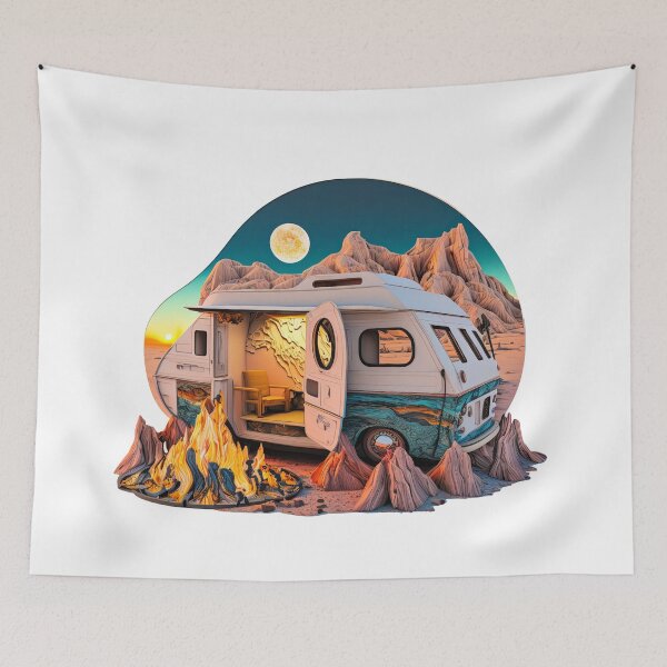 Item preview, Travel Camper Sunset designed and sold by tdigitalvangogh.