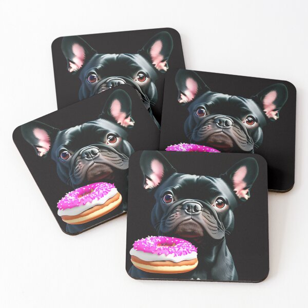 Item preview, Black French Bulldog lovers, sweet Frenchie with pink buns designed and sold by storerichard ⭐⭐⭐⭐⭐.
