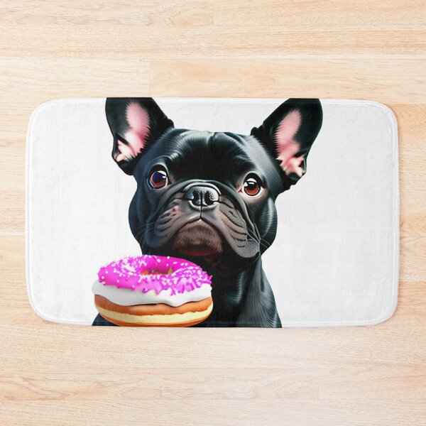 Item preview, Black French Bulldog lovers, sweet Frenchie with pink buns designed and sold by storerichard ⭐⭐⭐⭐⭐.