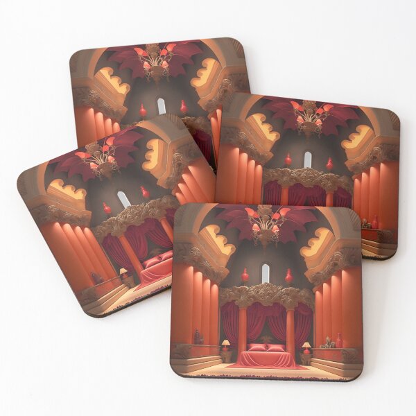 Item preview, Pomegranate Royal Guest Chambers designed and sold by RADRussell.