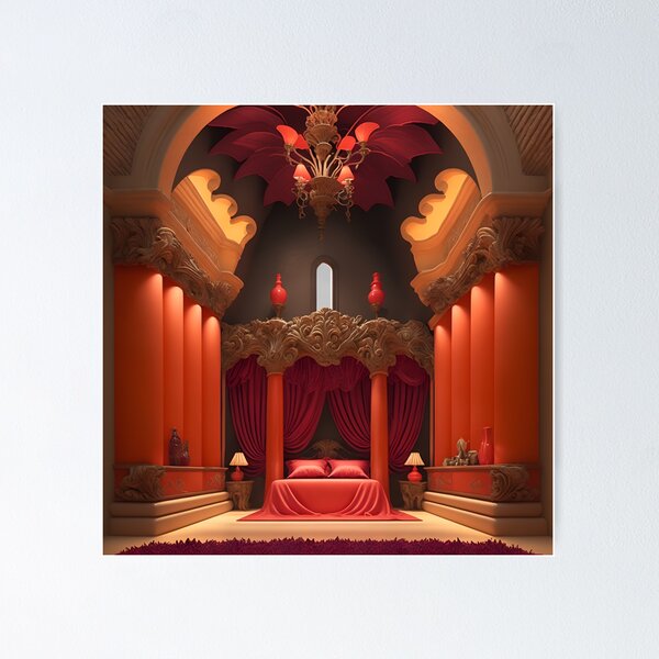 Item preview, Pomegranate Royal Guest Chambers designed and sold by RADRussell.