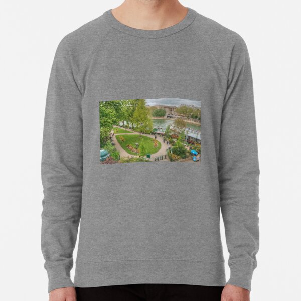 Park on Île de la Cité Lightweight Sweatshirt