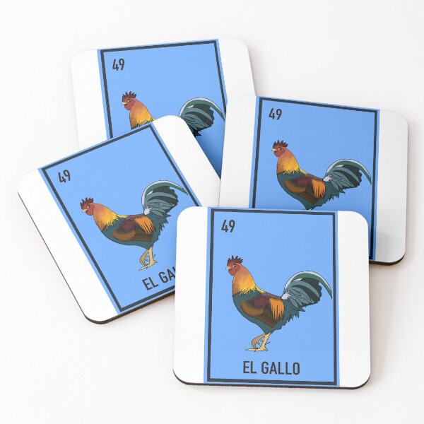 Item preview, 49 El gallo , the rooster, loteria card  designed and sold by DarbyHunterArt.