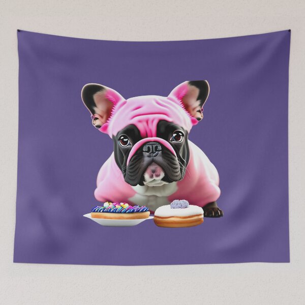 Item preview, Pink French Bulldog lovers, sweet Frenchie with pink cupcakes... designed and sold by storerichard ⭐⭐⭐⭐⭐.